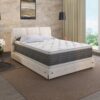 Dream Flex - 14.5" California King Two Sided Pillow Top Mattress - White / Gray - Image 5