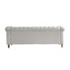 Chesterfield - Velvet Sofa 84.65" For Living Room - Beige - Image 6
