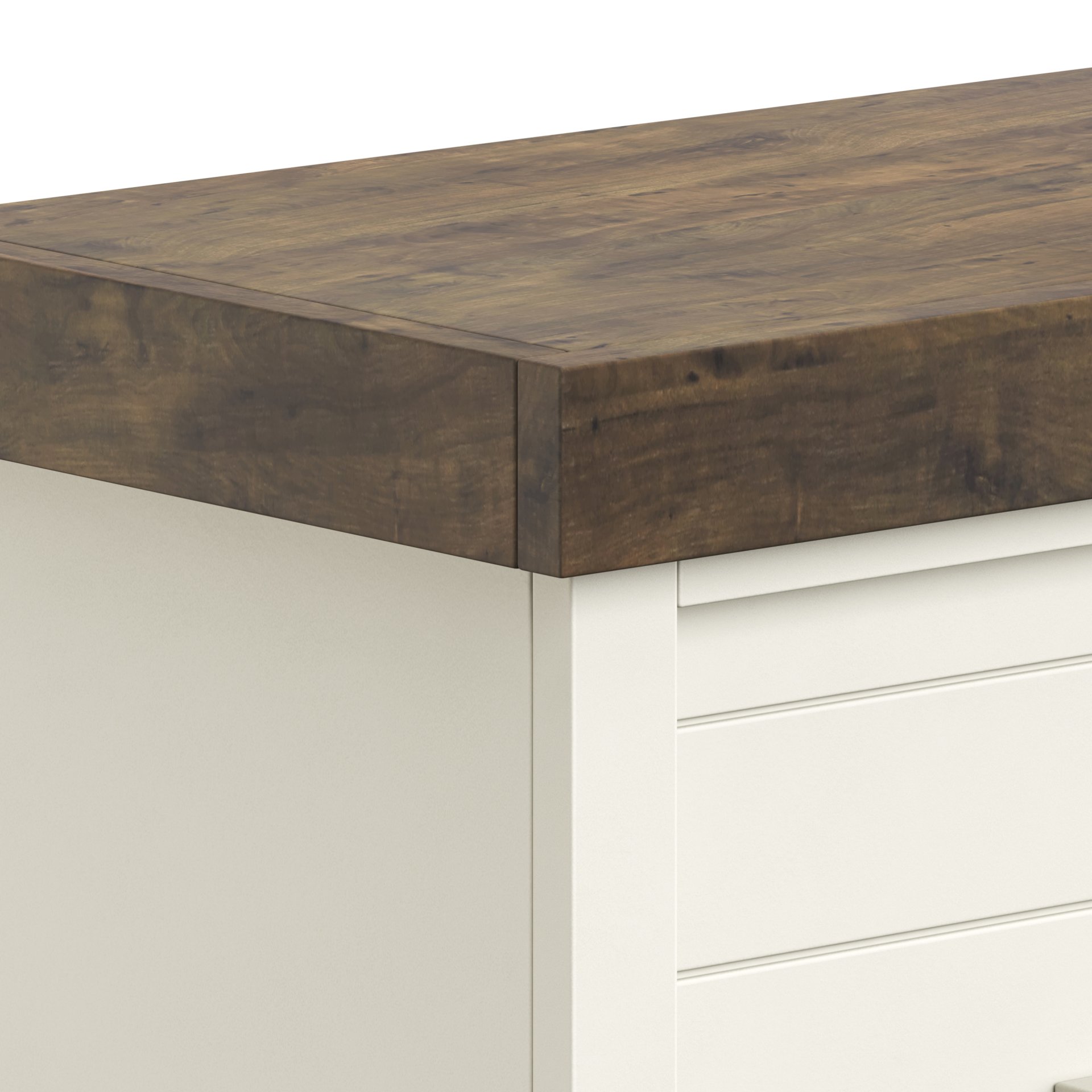 Washington - Fireplace With Mantel - Jasmine Whitewash / Barnwood - Image 4