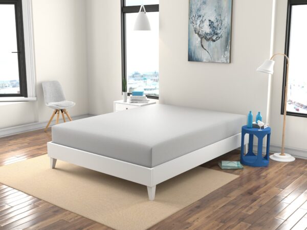 10" King Memory Foam Mattress - White