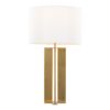 Cosmo - Glam Table Lamp - Antique Brass / White - Image 2