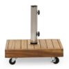 Ralph - Square Umbrella Base - Teak - Image 4