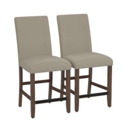 Zeph - Upholstered Barstools (Set of 2) - Brown