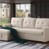 Elegant Storage Sofa - Beige - Image 2