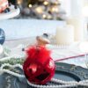 Christmas Ball Ornaments, Decorative Hanging Ball Christmas Tree Ornaments For Holiday Party Decorations (Set of 6) - Red - Image 5