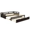 Extending Daybed With Trundle, Daybed With Trundle - Espresso - Image 2