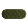 Melinda - Oval Tufted Bullion Fringe Storage Bench - Olive Green - Image 4