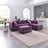 Malone - Sectional - Purple - Image 2