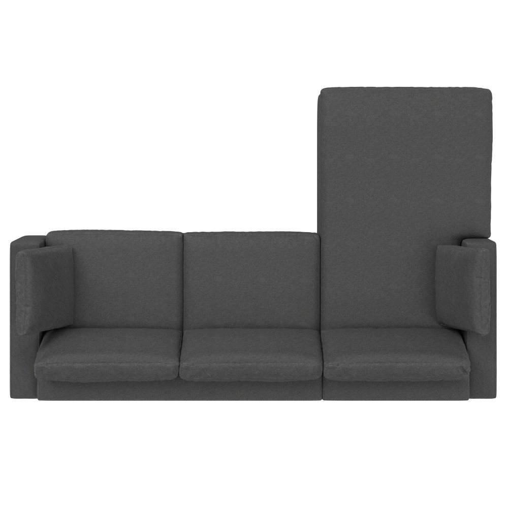 Charlie - Deep Seater Left Sectional Sofa - Gray - Image 16