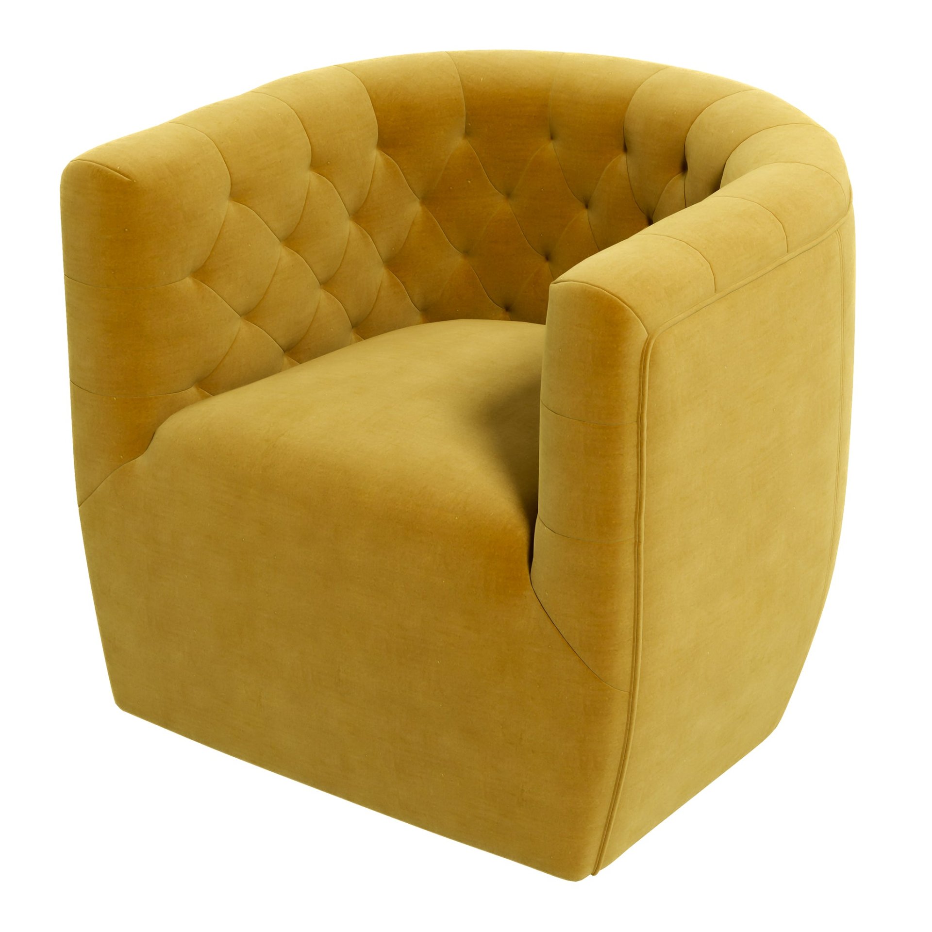 Delaney - Swivel Chair - Gold - Image 11