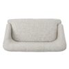 Modern Fabric Loveseat With Sloped Armrests For Living Room - Beige - Image 7