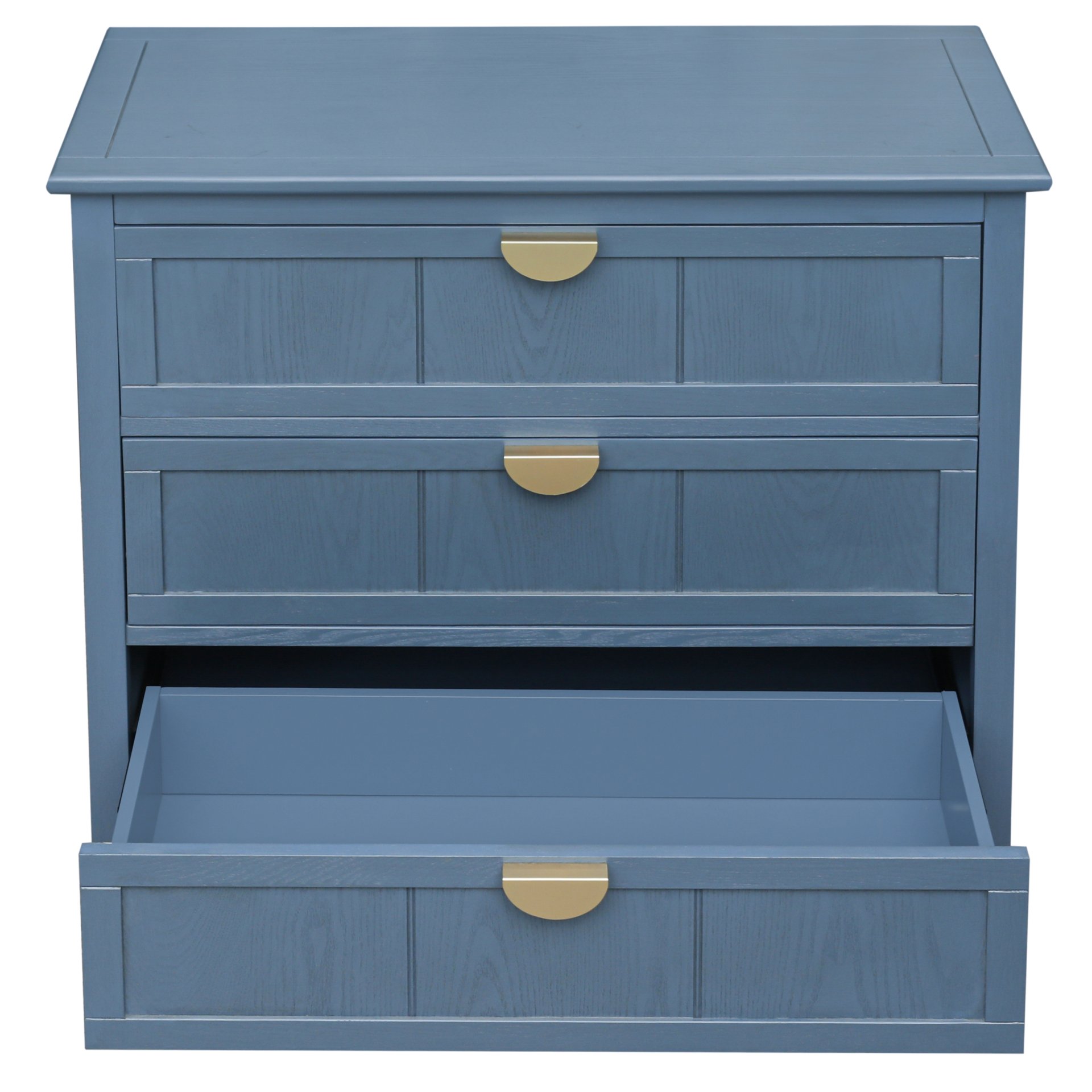 3 Drawer Cabinet For Bedroom - Blue - Image 15