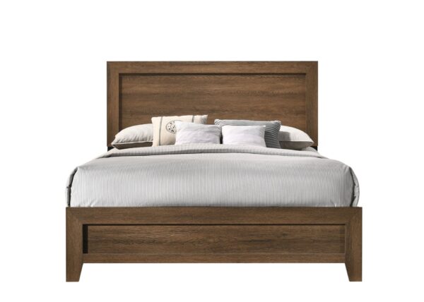 Miquell - Eastern King Bed - Oak