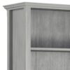 Amherst - 5 Shelf Bookcase - Fog Gray - Image 3