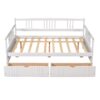 Full Size DayBed With 2 Drawers - White - Image 15