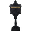 Cast Aluminum Mail Box, Postal Box, Mailbox - Black - Image 8