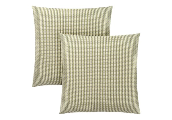 Pillows, Square, Insert Included, Decorative Throw, Hypoallergenic, Stylish Appearance (Set of 2) - Green