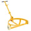 Steel Drum Dolly 55 Gallon Capacity Oil Barrel Mover With Wheels Low Profile Caddy - Yellow - Image 4