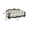 Pierce - 5 Pieces Living Room Set - Beige / Cherry - Image 12