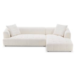 Kaynes - Right Sectional Sofa - Ivory
