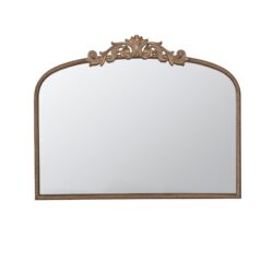 Classic DesignArch Mirror And Baroque Inspired Frame For Living Room Bathrrom Enterway Console - Gold