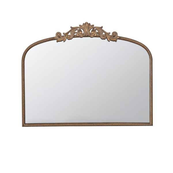 Classic DesignArch Mirror And Baroque Inspired Frame For Living Room Bathrrom Enterway Console - Gold