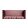Miranda Velvet 3 Seater Sofa With Modern Glam Style And Blush Color - Blush - Image 6