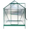 6.3'x6.2'x7' Polycarbonate Greenhouse, Heavy Duty Outdoor Aluminum Walk-In Green House Kit With Rain Gutter, Vent And Door For Backyard Garden - Green - Image 18