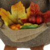 Sitting Gnome With Maple Leaf, For Holiday Harvest Festival Fall Festival & Thanksgiving Table Decorations (Set of 2) - Orange Multi - Image 8
