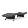 Salem - Wicker Chaise Lounge Chair For Comfortable Outdoor Relaxing - Gray Rattan - Image 9