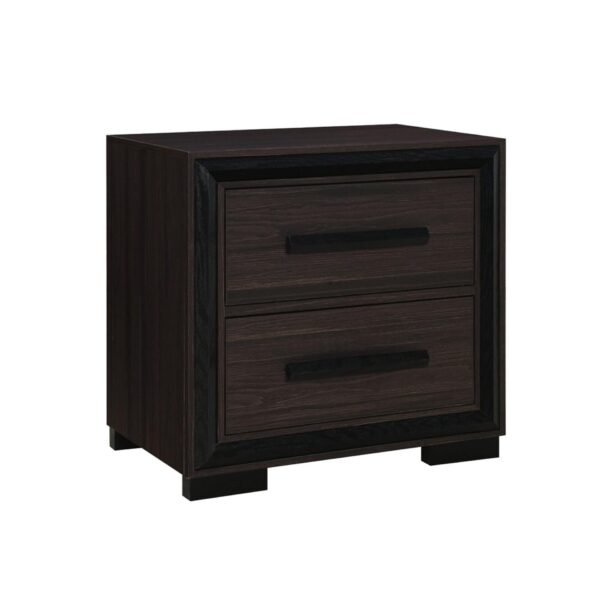 Adelaide - Nightstand With Spacious Storage - Brown