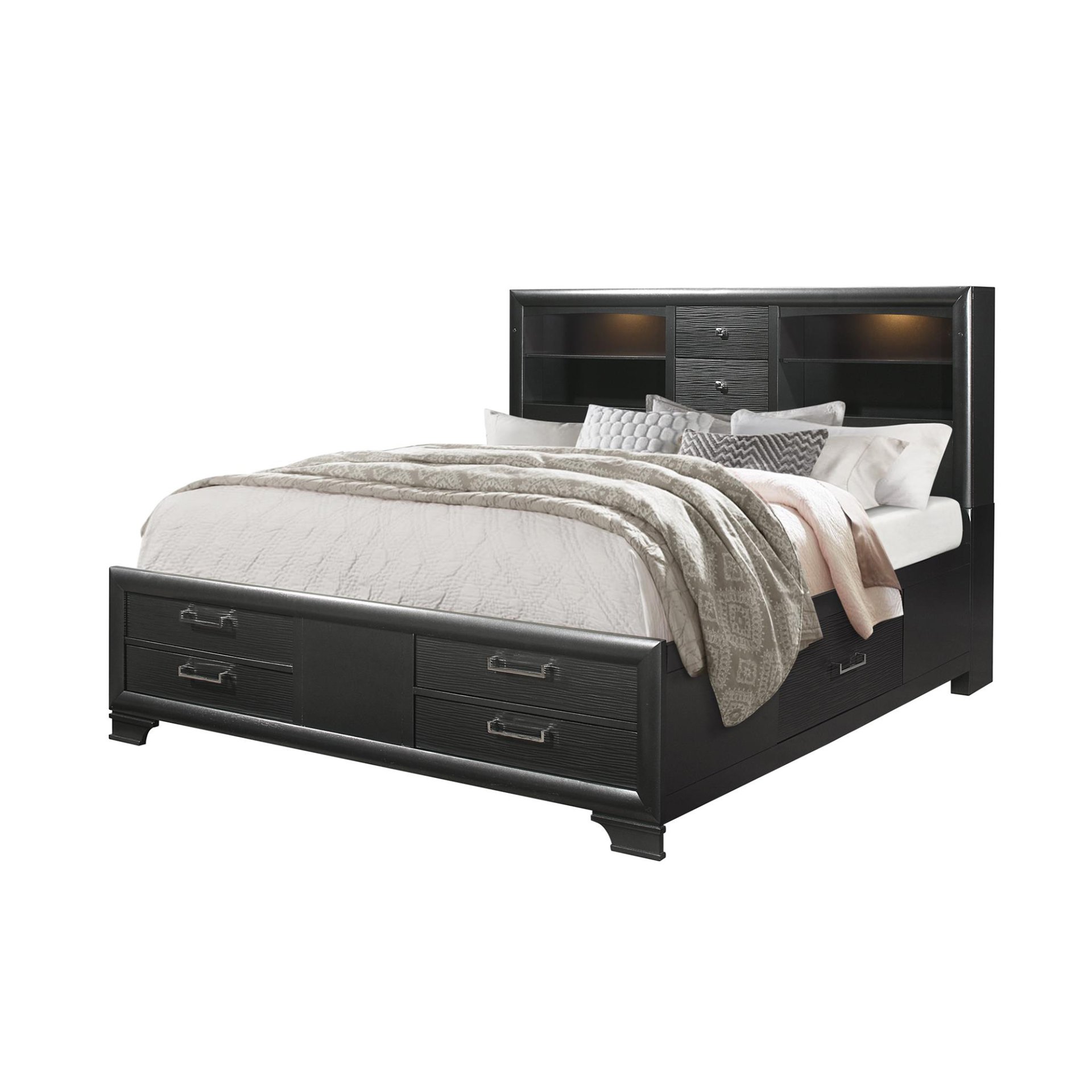 Civic - King Bed - Gray - Image 6