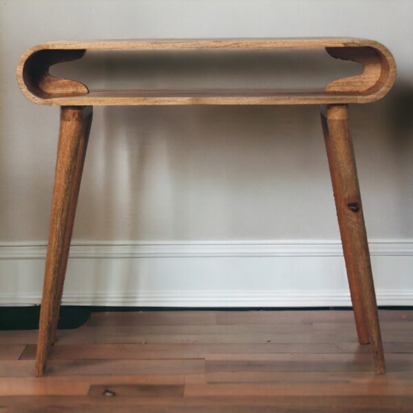 Amaya - Nordic Style Console Table - Beige Brown