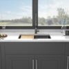 Kitchen Sink 28" X 19" Granite Composite Workstation Undermount - Black - Image 6