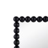 Full Length Mirror With Metal Beaded Frame, Rectangular Oversized Mirror For Living Room Bedroom - Black - Image 5