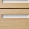 3 Drawer Mobile File Cabinet Under Desk Office, Simple Style Versatile Storage Cabinet For Legal / Letter / A4 Files, 5 Wheel Design Anti-Tilting Cold Rolled Steel Waterproof Moisture-Proof - White / Light Brown - Image 9