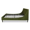 Aspen - King Vertical Tufted Headboard Platform Bed Set - Olive Green - Image 5