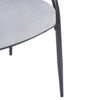 Modern Upholstered Dining Chairs With Metal Legs - Gray - Image 13