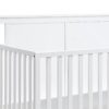 Connelly - Mini Crib With Mattress Pad - White, Rockport Gray - Image 3
