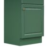 20" Bathroom Vanity With Sink, Freestanding Cabinet With Door Shelf And Adjustable Shelf, And Ceramic Construction - Green - Image 21