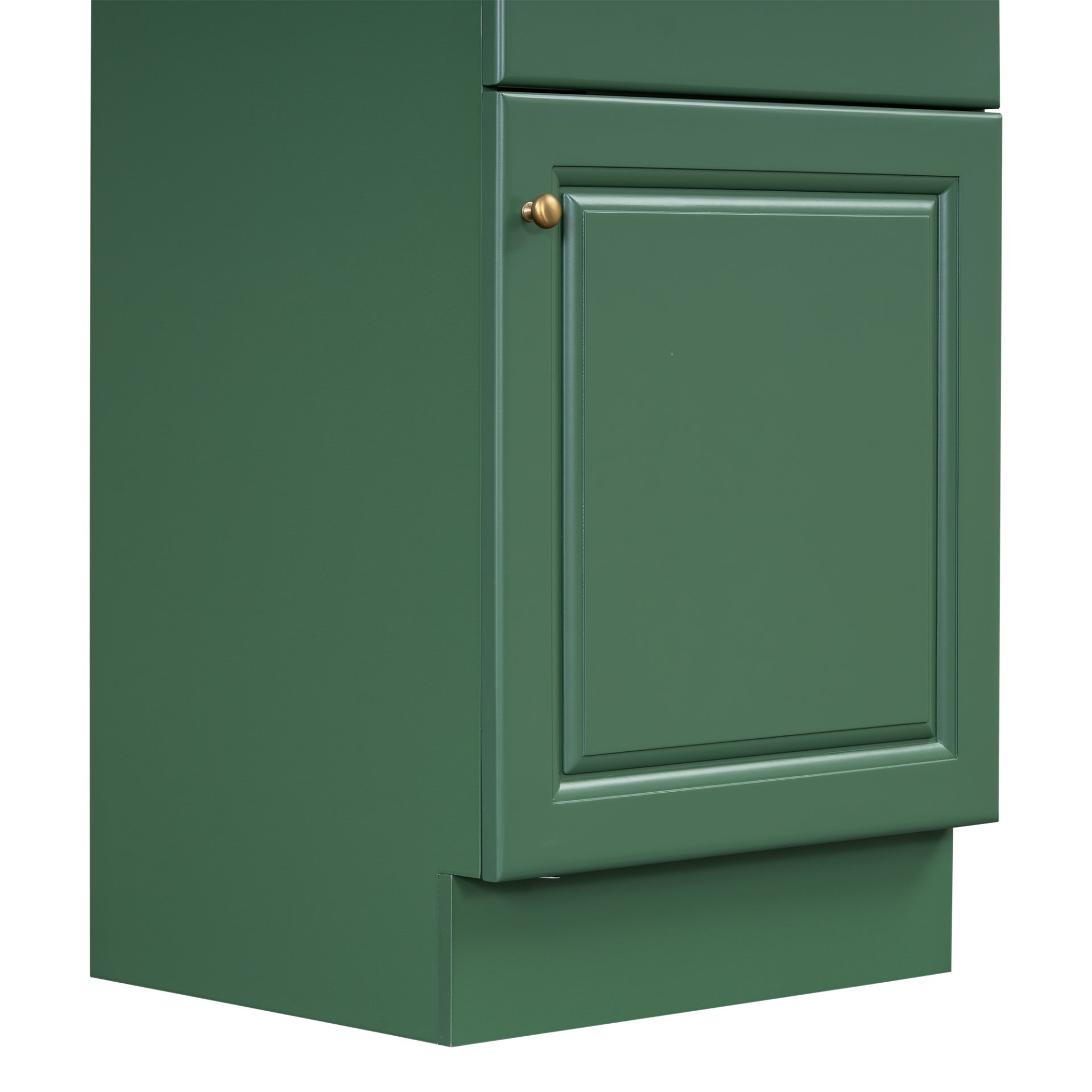 20" Bathroom Vanity With Sink, Freestanding Cabinet With Door Shelf And Adjustable Shelf, And Ceramic Construction - Green - Image 21