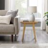 Japandi - Minimal Solid Wood Side Table - English Oak - Image 6