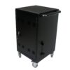 Mobile Charging Cart And Cabinet For Tablets Laptops 30 Device With Combination Lock - Matt Black - Image 6