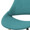 Malden - Bentwood Dining Chair - Turquoise Blue / Light Brown - Image 8