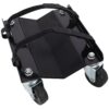 Heavy Duty Snowmobile Dolly With V Slide And Swivel Casters Steel, 1500Lbs Capacity - Black - Image 4