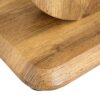 Modern Style Glass Top Coffee Table With Base Suitable For Living Rooms And Lounge Areas - Natural Wood - Image 11