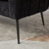 Glam Mini Loveseat, Accent Couch - Black - Image 11