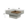 Kailano - Weathered Table - Gray - Image 5