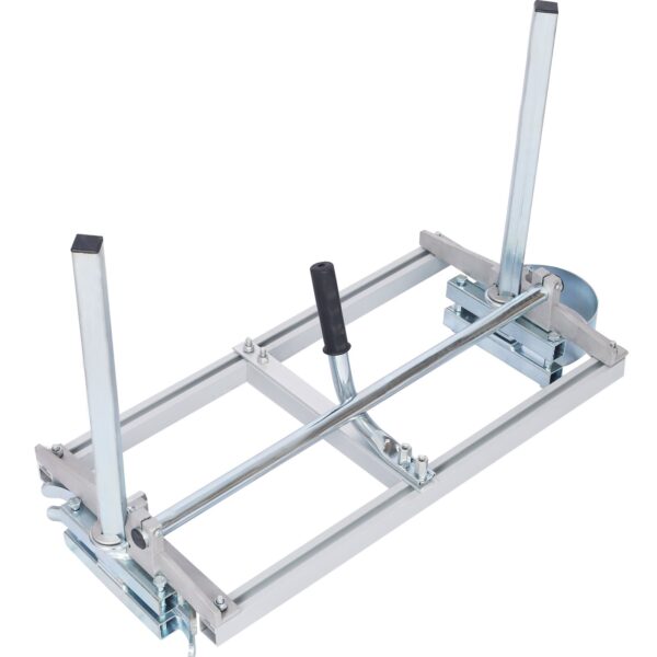 Portable Chainsaw Mill Aluminum Steel Planking Lumber With Adjustable Milling Bar 14 To 24" - Silver