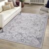 Marfi - 5' X 7' Oriental Area Rug - Gray / Silver - Image 2